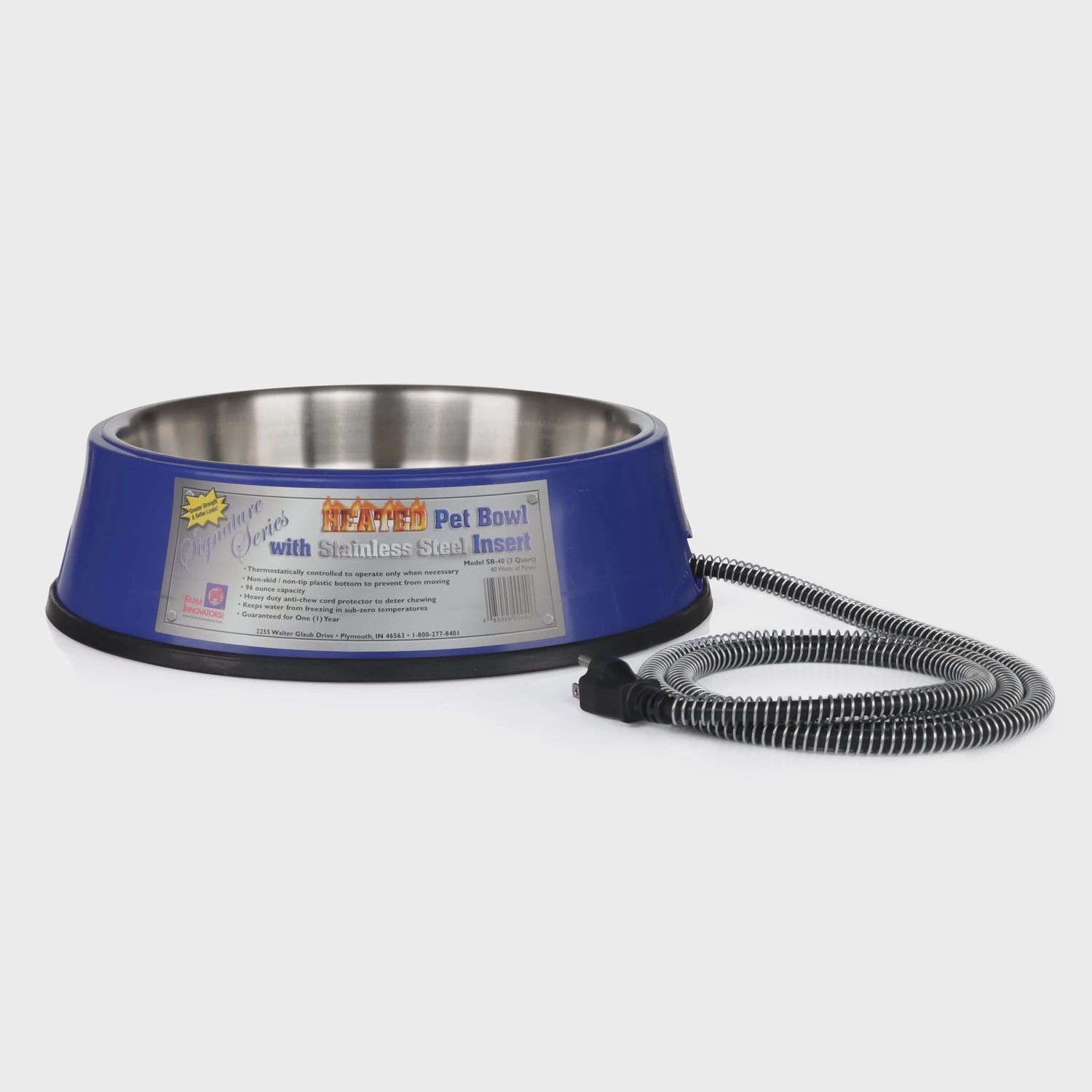 3 QT F.I. HEATED PET BOWL