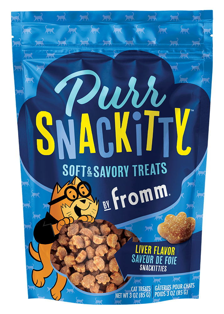 FROMM PURR SNACKITTY LIVER TREAT CAT 3OZ 6/CS