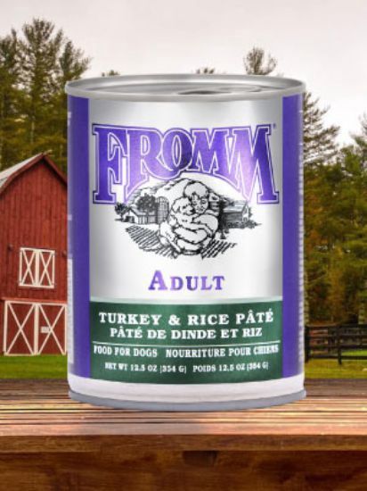 12.5OZ FROMM DOG CLASSIC PATE ADULT TURKEY CS/12