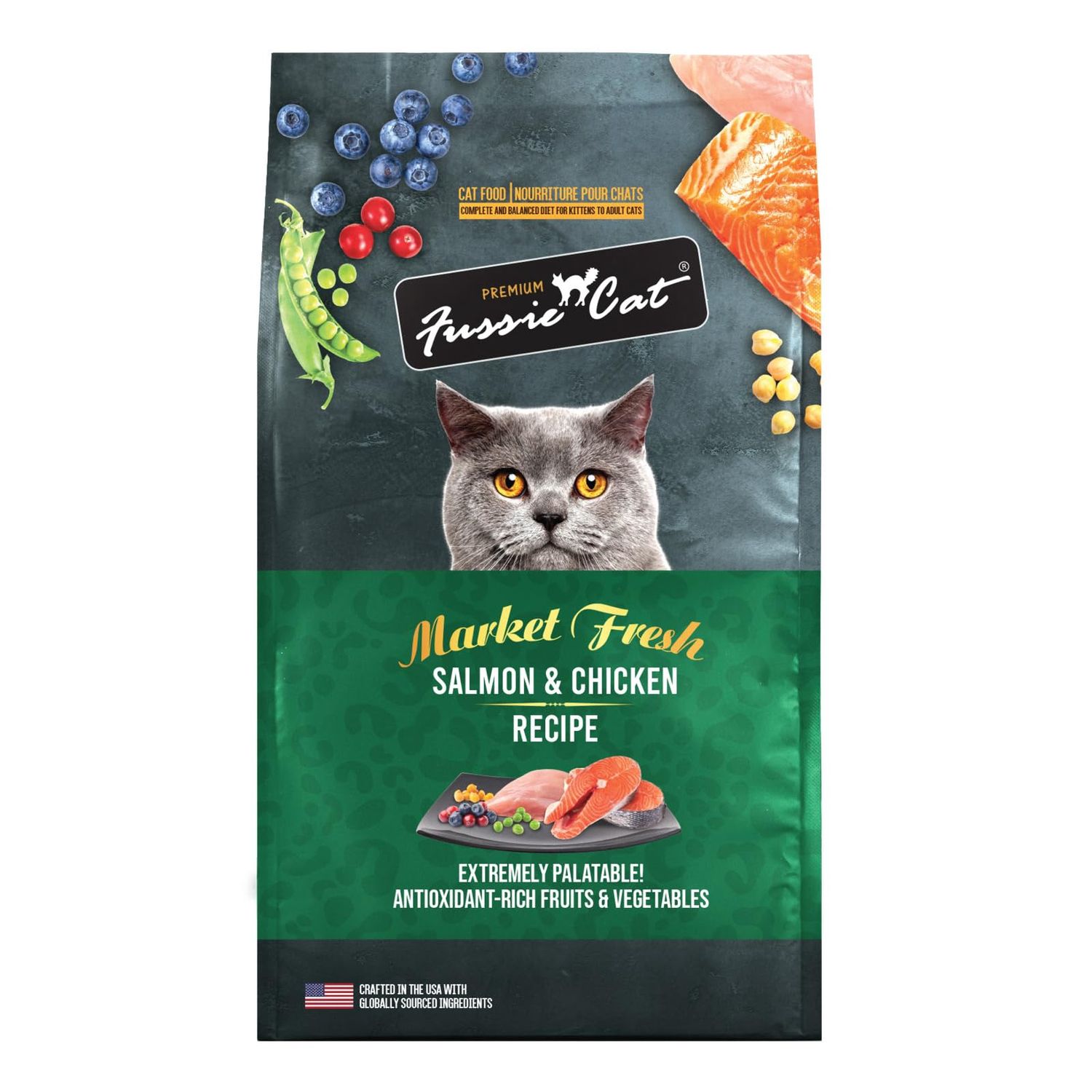 10# FUSSIE CAT SALMON &amp; CHICKEN