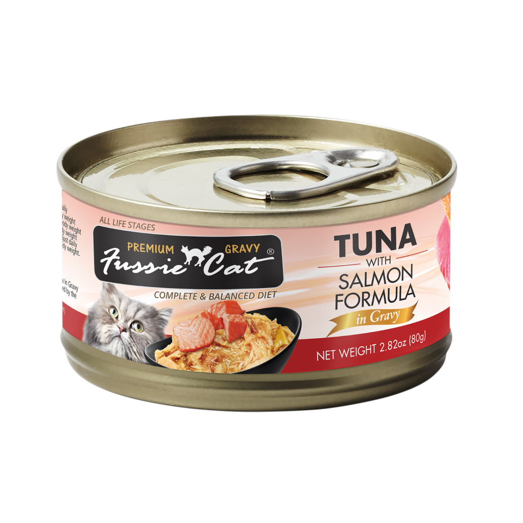 2.8OZ FC TUNA SALMON IN GRAVY CS/24