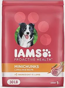 30# IAMS LAMB &amp; RICE ADULT MINICHUNKS