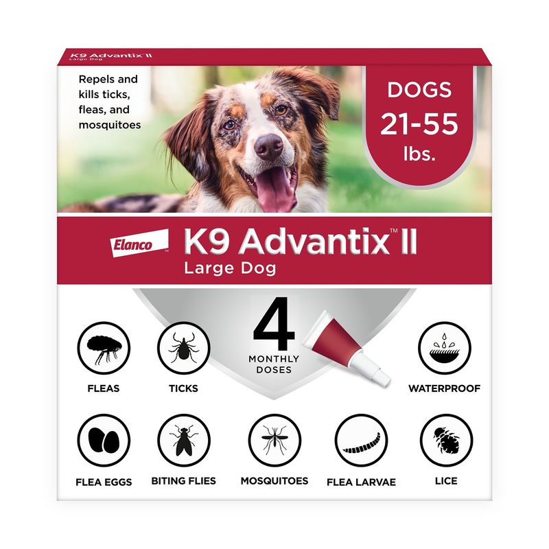 K9 ADVANTIX II 21-55# 4 PK