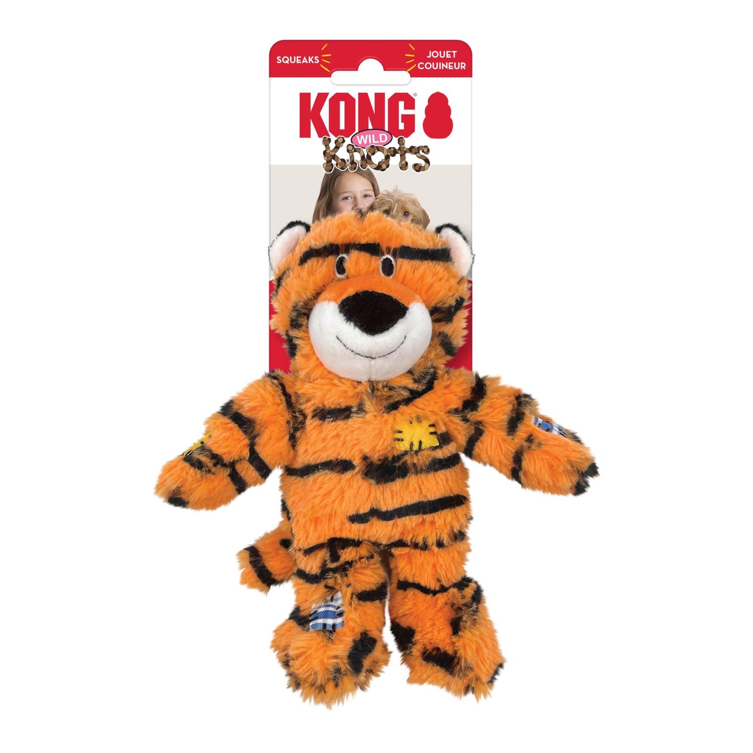 KONG DOG WILD KNOTS TIGER SM/MED