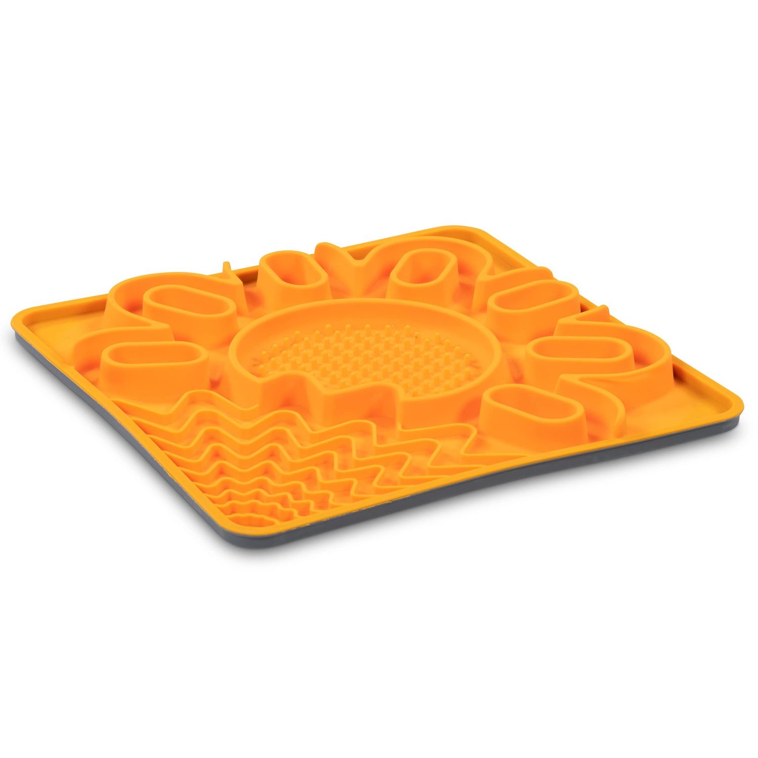 MESSY MUTTS MULTISURFACE LICK MAT ORANGE