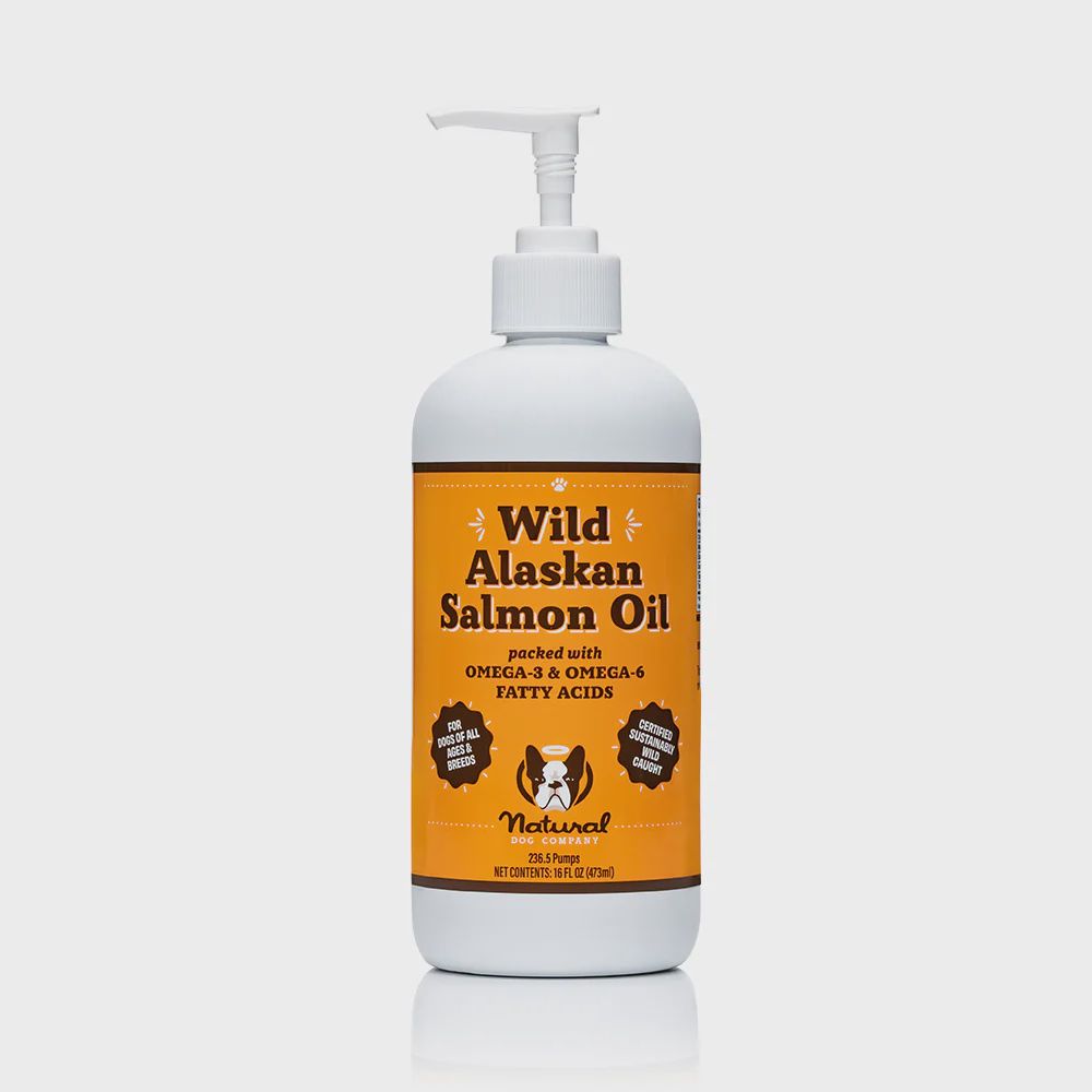NATURAL DOG COMPANY WILD ALASKAN SALMON OIL 8OZ CS/4