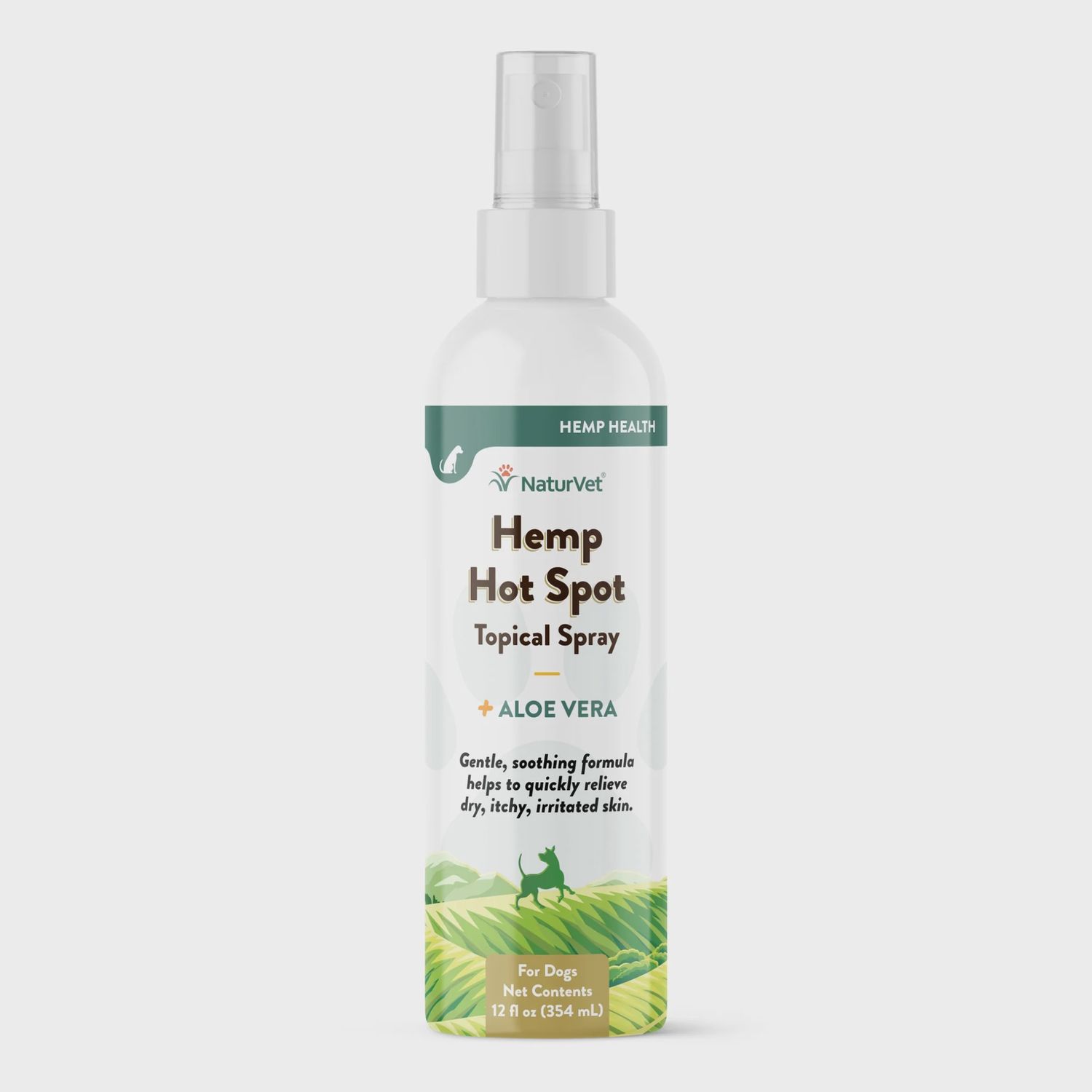 NATURVET ALLERGY HEMP HOT SPOT SPRAY 12OZ