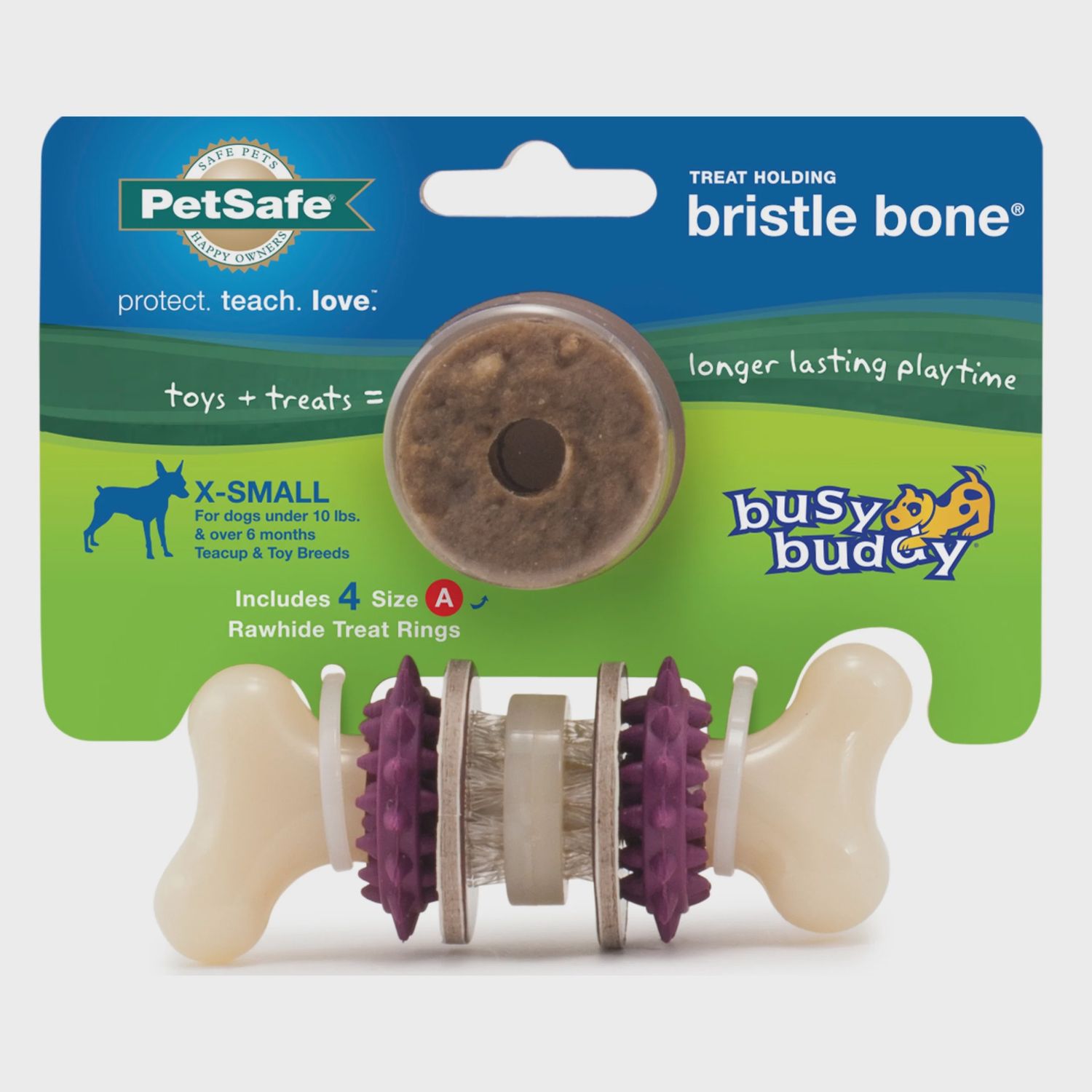 PETSAFE BUSY BUDDY BRISTLE BONE SMALL
