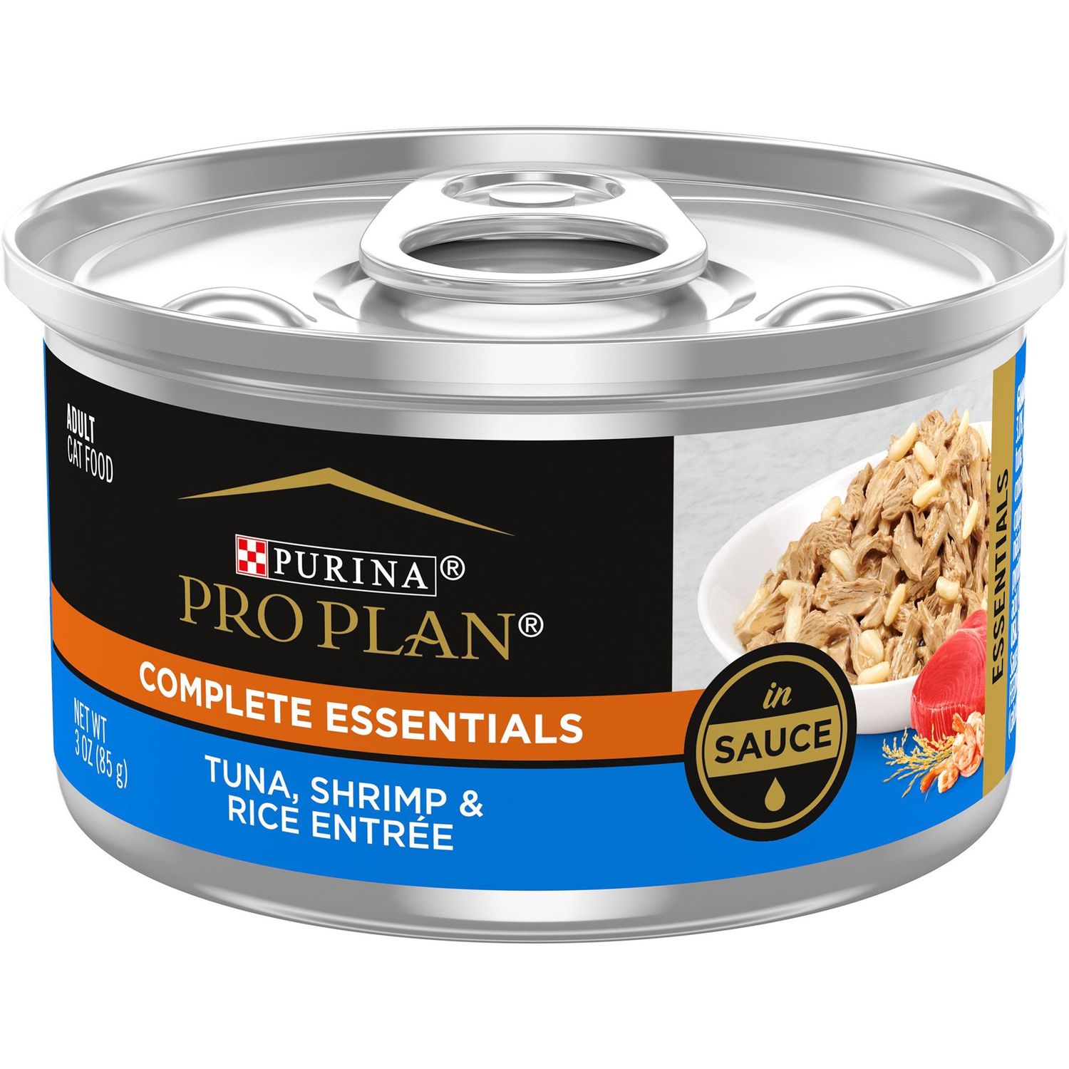 PURINA PRO PLAN SAVOR TUNA, SHRIMP &amp; RICE CAT 3OZ CS/24
