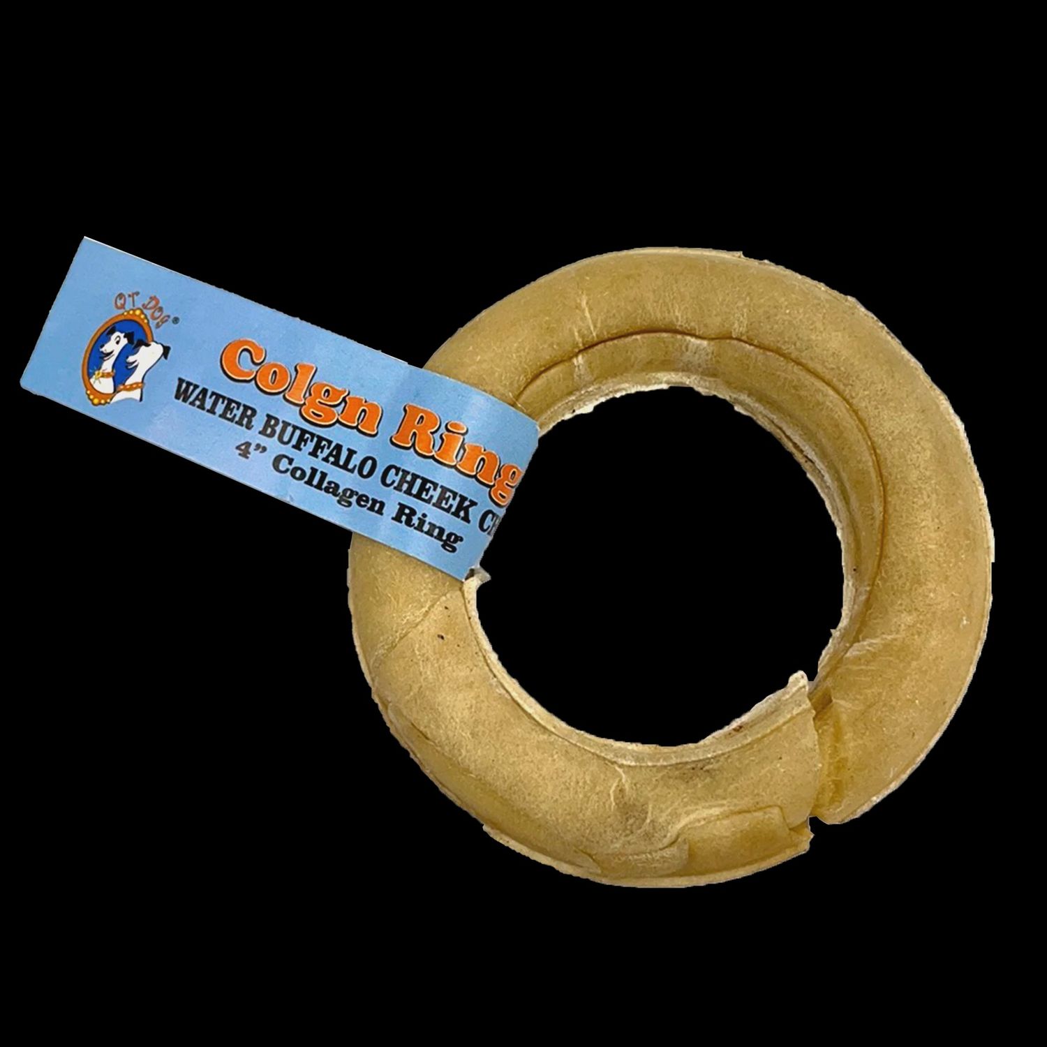 QT Dog Water Buffalo Cheek Ring