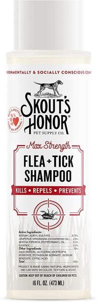 SH DOG FLEA &amp; TICK SHAMPOO