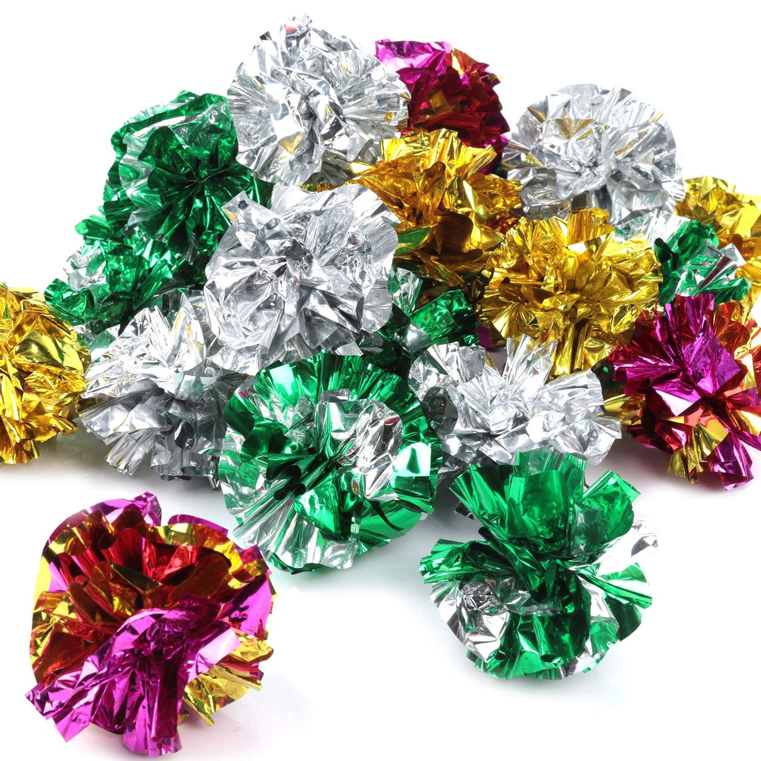 MYLAR BALLS BULK BOX 48PC