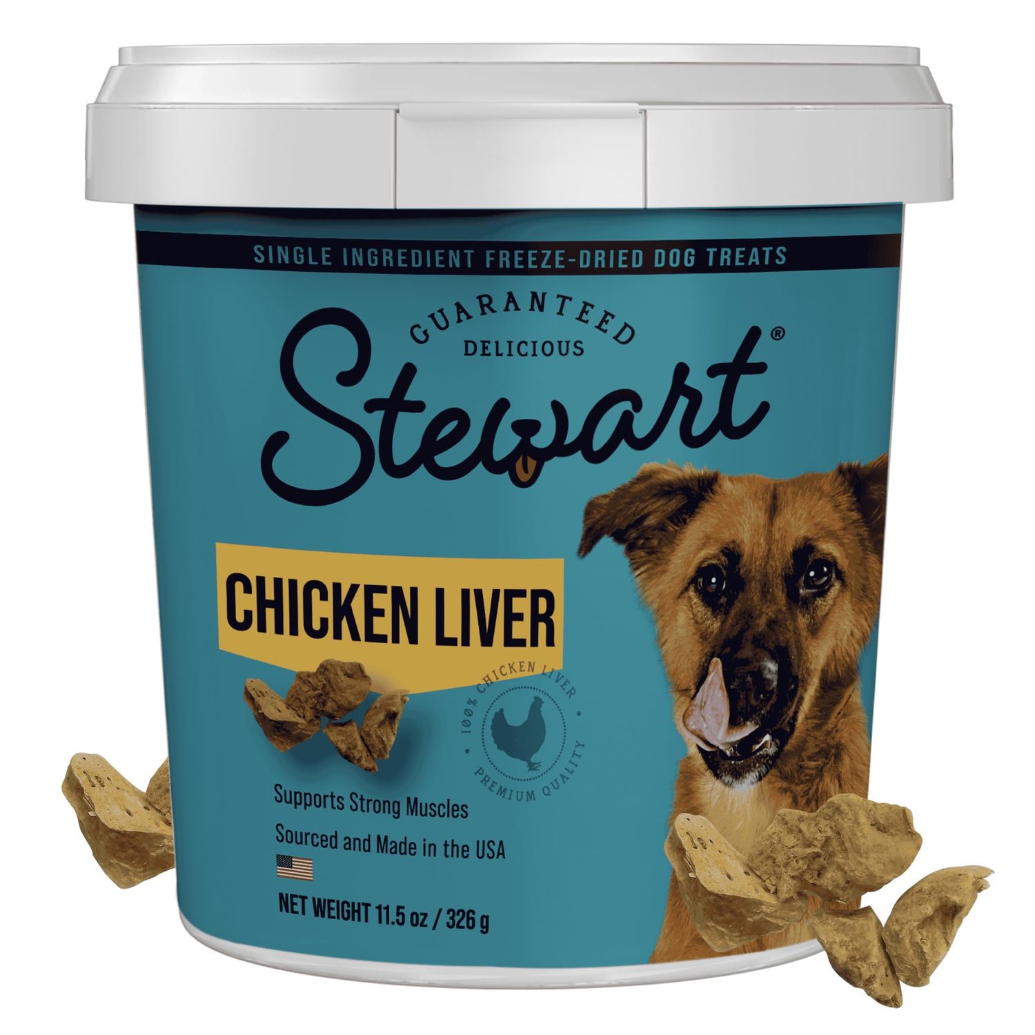 STEWART 1.5OZ FREEZE DRIED CHICKEN LIVER TREAT