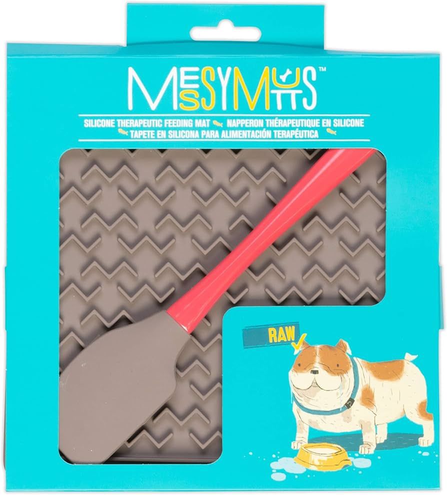 MESSY MUTTS LICK MAT W/SPATULA