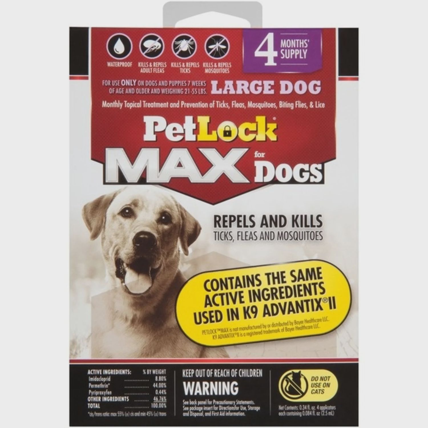 PETLOCK MAX LG DOG 2DOSE