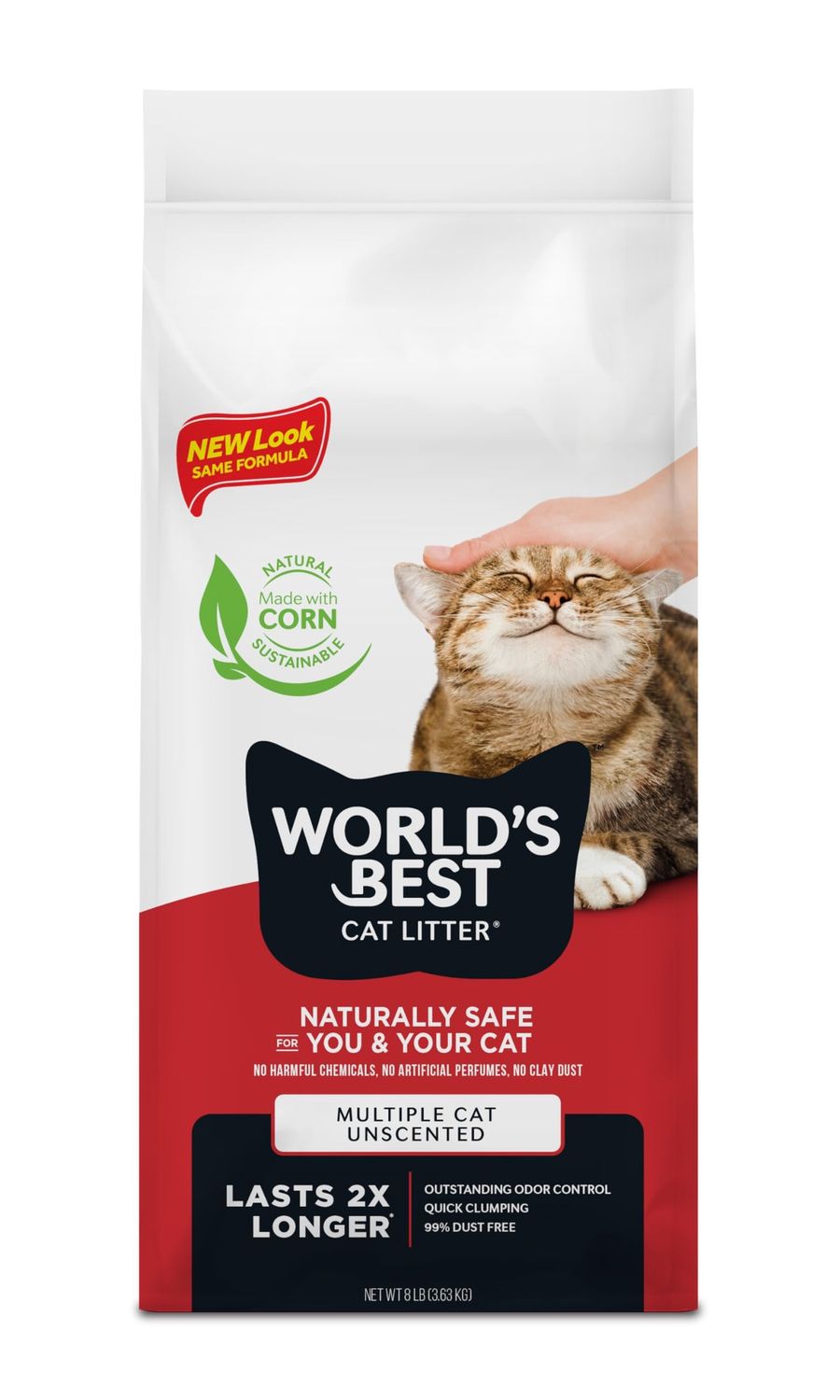 WORLD&#39;S BEST 8# LITTER RED