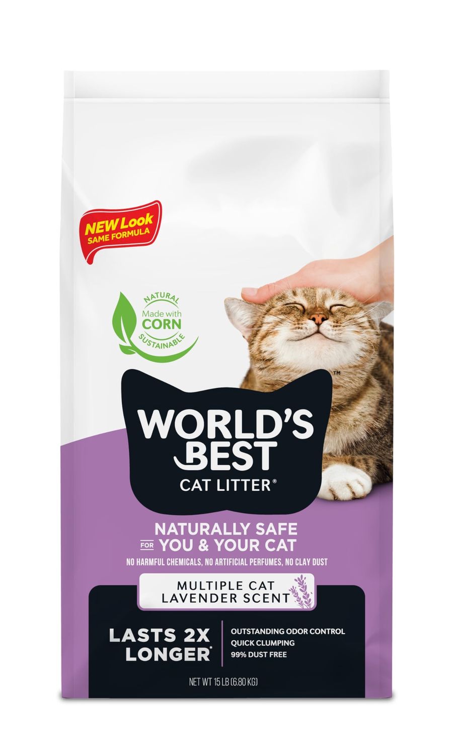 WORLD&#39;S BEST 8# PURPLE LITTER