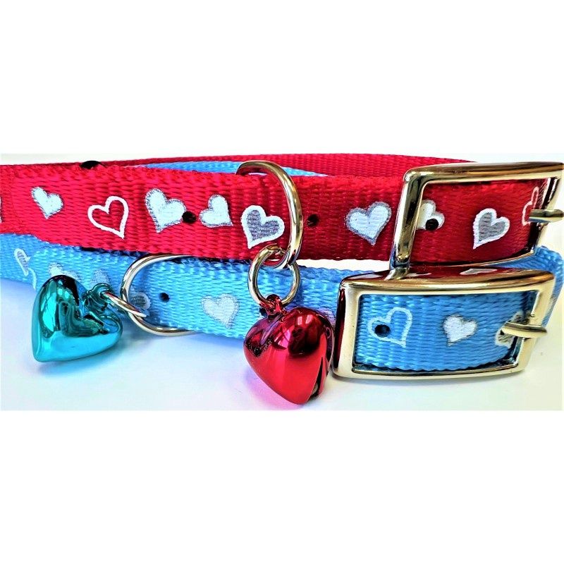 3/8&quot; HEARTS CAT CLR/LBL 12