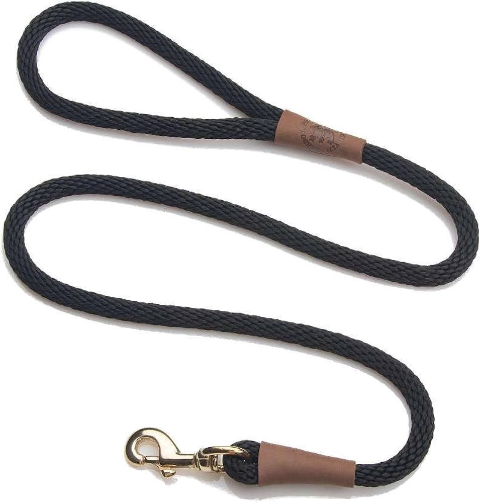 3/8&quot;X6&#39; BLACK SNAP LEASH