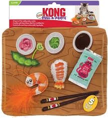 KONG PULL-A-PARTZ SUSHI CAT