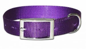 5/8&quot; NYLON COLLAR PURPLE 14&quot;