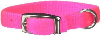 5/8&quot; NYLON COLLAR NEONPINK 12&quot;