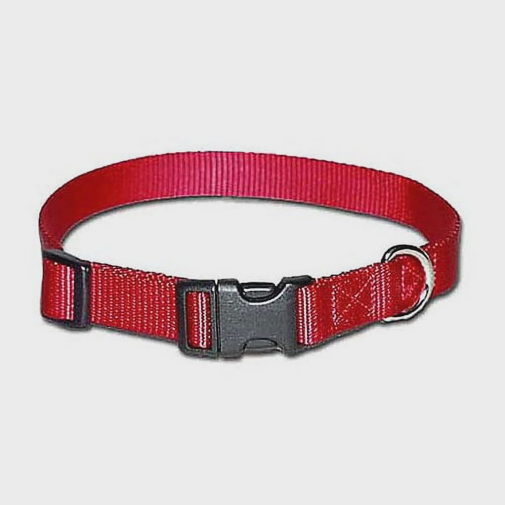 5/8&quot; RED ADJ COLLAR 10-14&quot;
