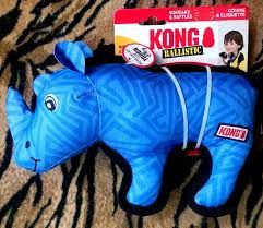 KONG BALLISTIC RHINO DOG TOY MED/LG