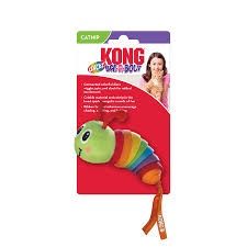 KONG BAT-A-BOUT CLACKZ CATERPILLAR CAT TOY