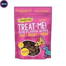 4OZ CRAZY DOG TRAIN-ME! PIZZA MINI DOG TREAT