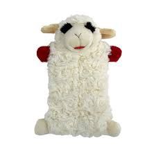 9&quot; MULTIPET LAMB CHOP SQUEAKER MAT DOG TOY