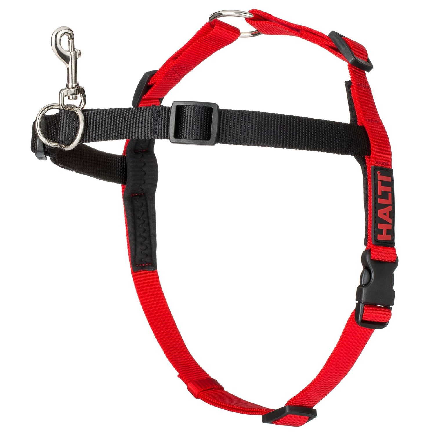 HALTI HARNESS BLK/RD MED