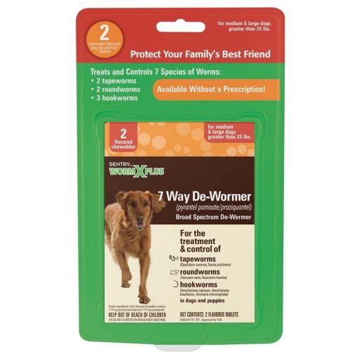 Sentry Worm X Plus - Large Dogs  2 Count