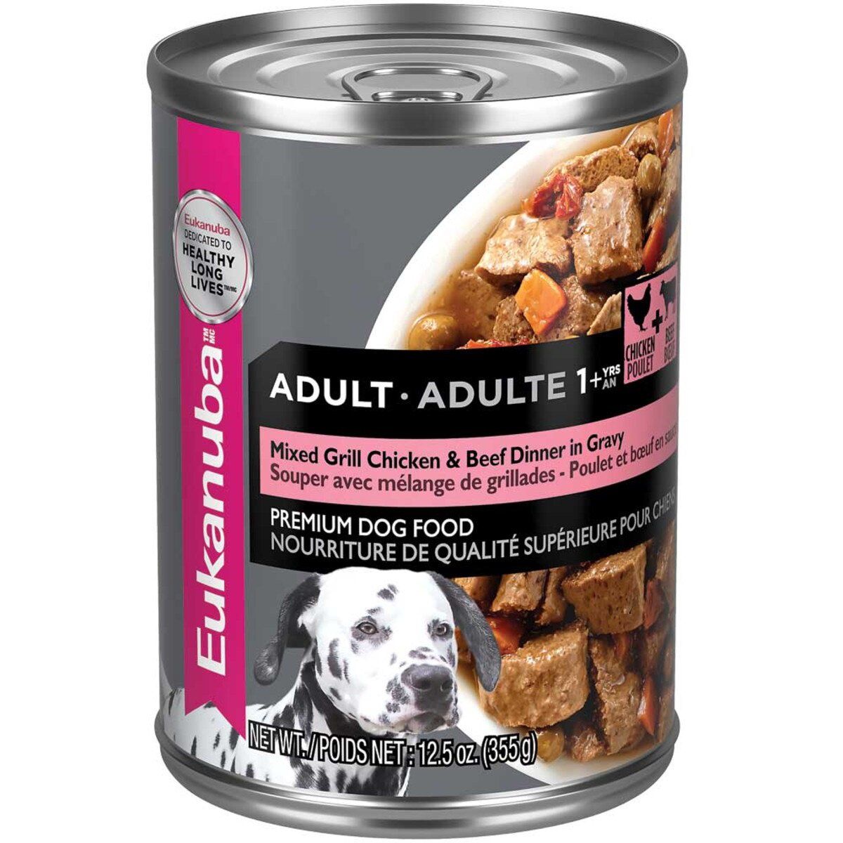 Eukabuna Mixed Grill Chi &amp; Beef Wet Food 12.5 Oz