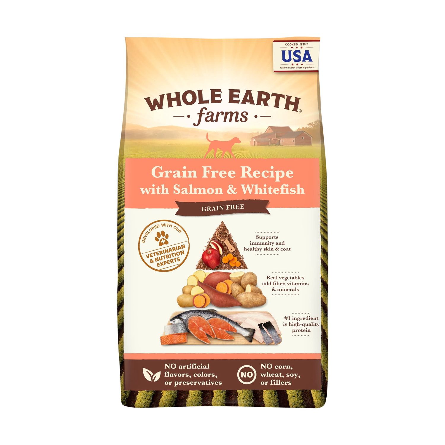 25# WHOLE EARTH FARMS SALMON &amp; WHITEFISH