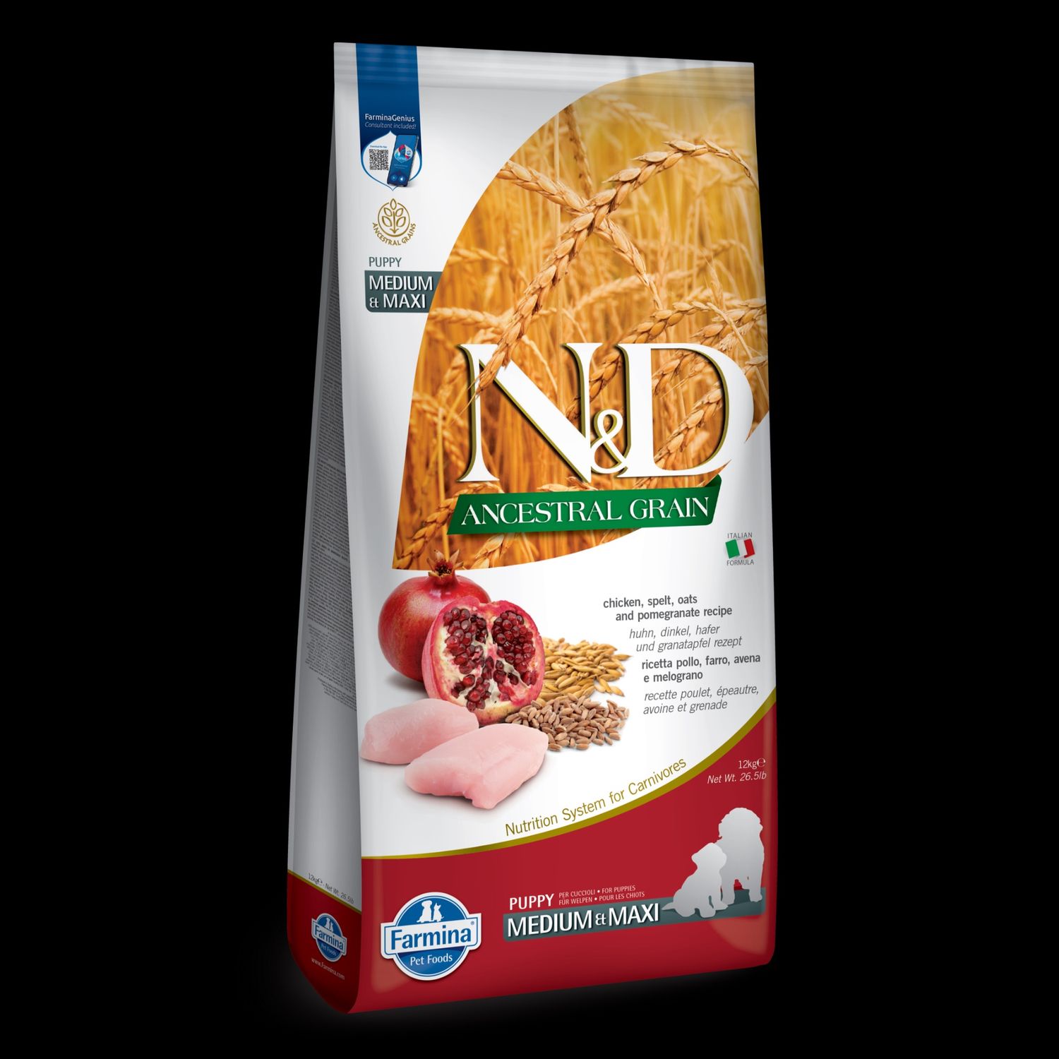 26.4#GRAIN CHICKEN PUP MED/MAX