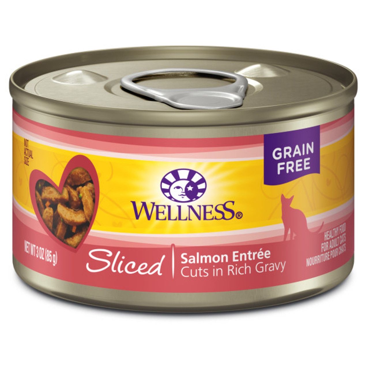 3OZ WELLNESS SALMON CAT CAN