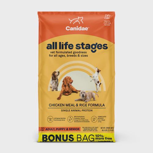48.4# CANIDAE ALS CHICKEN &amp; RICE