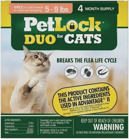 PETLOCK DUO F&amp;T SMALL CAT