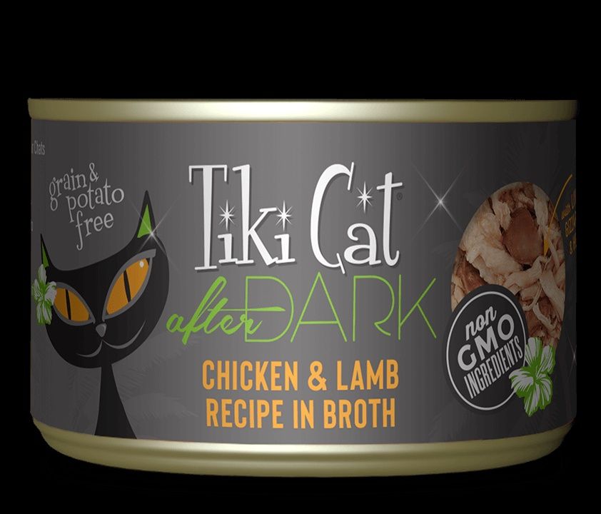 5.5OZ TIKI CAT AFTER DARK CHICKEN/LAMB