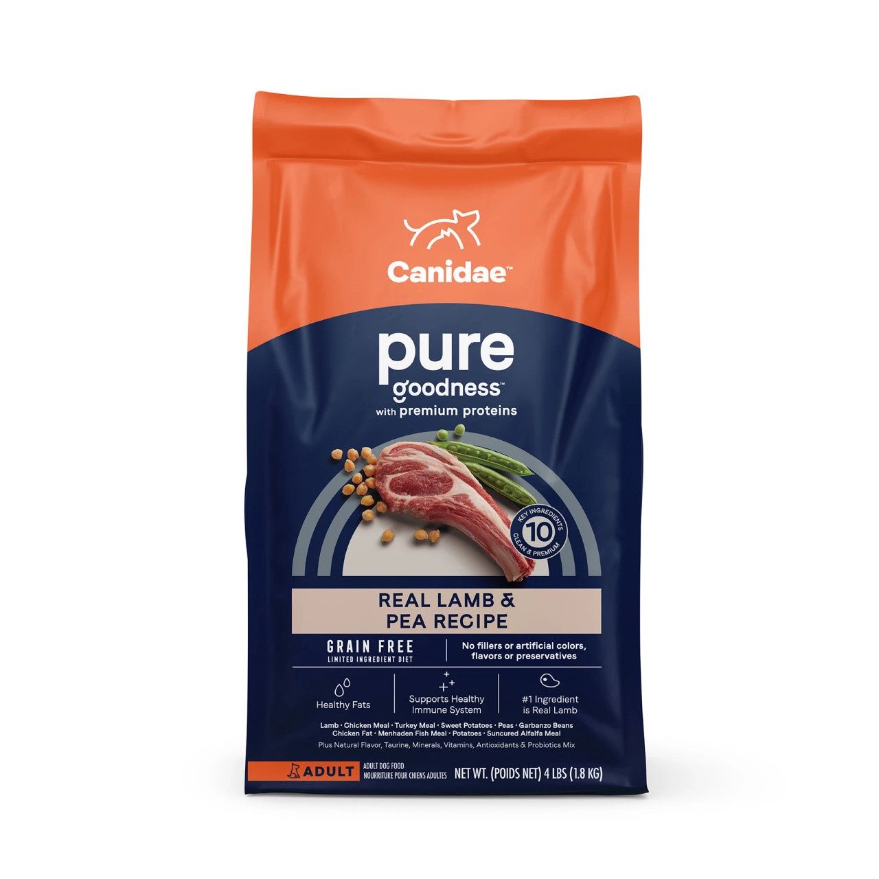 CANIDAE 12# PURE ELEMENTS LAMB &amp; PEAS