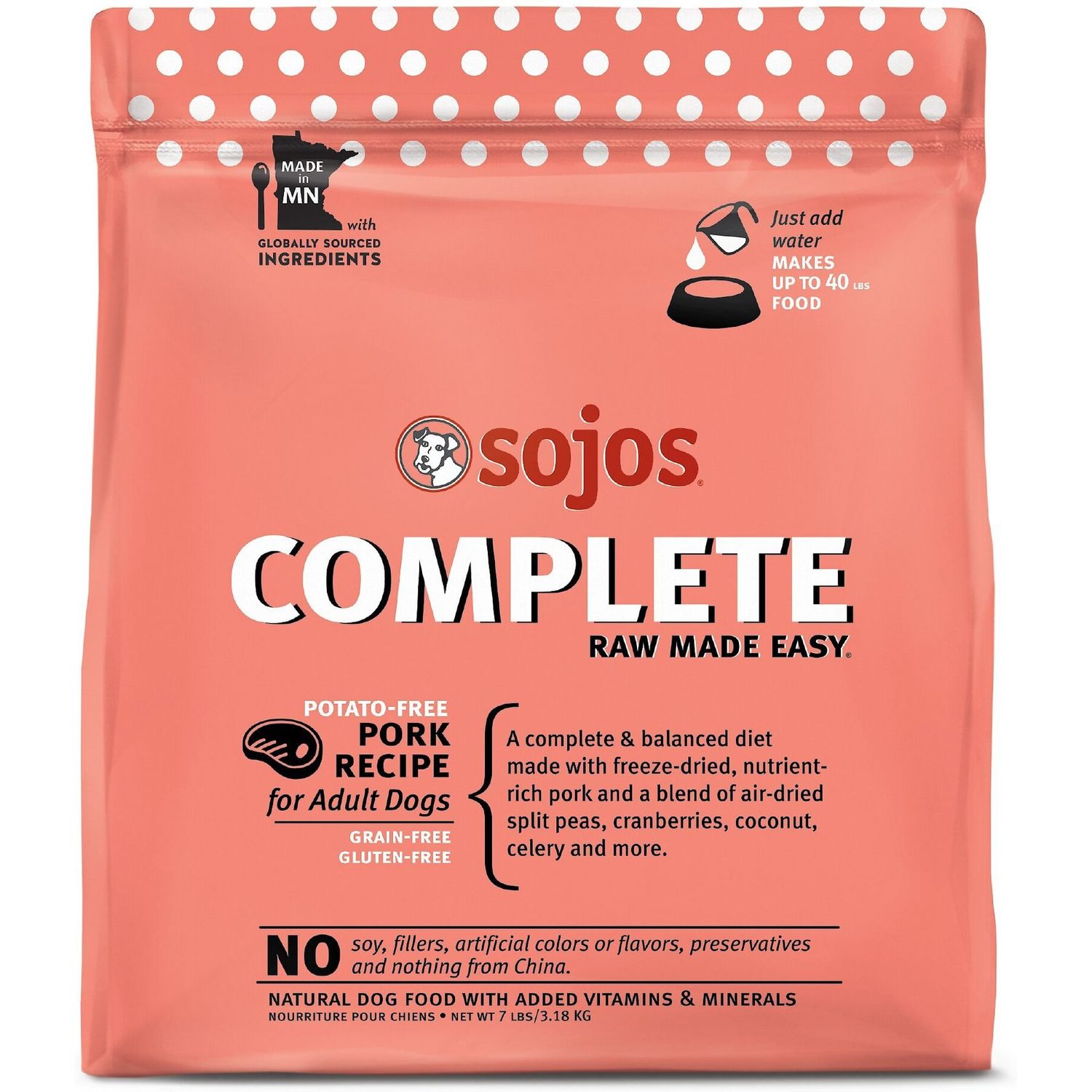 SOJOS 7# COMPLETE PORK
