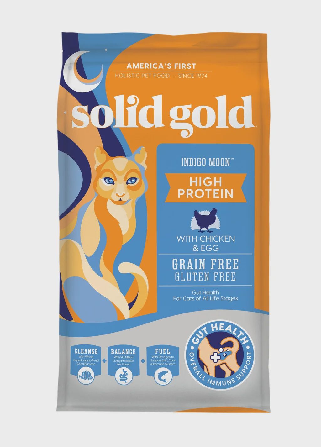 SOLID GOLD INDIGO MOON 12#