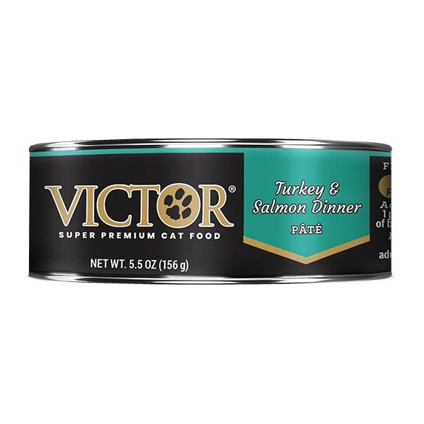 VICTOR 5.5OZ TURKEY &amp; SALMON CAT CS/24