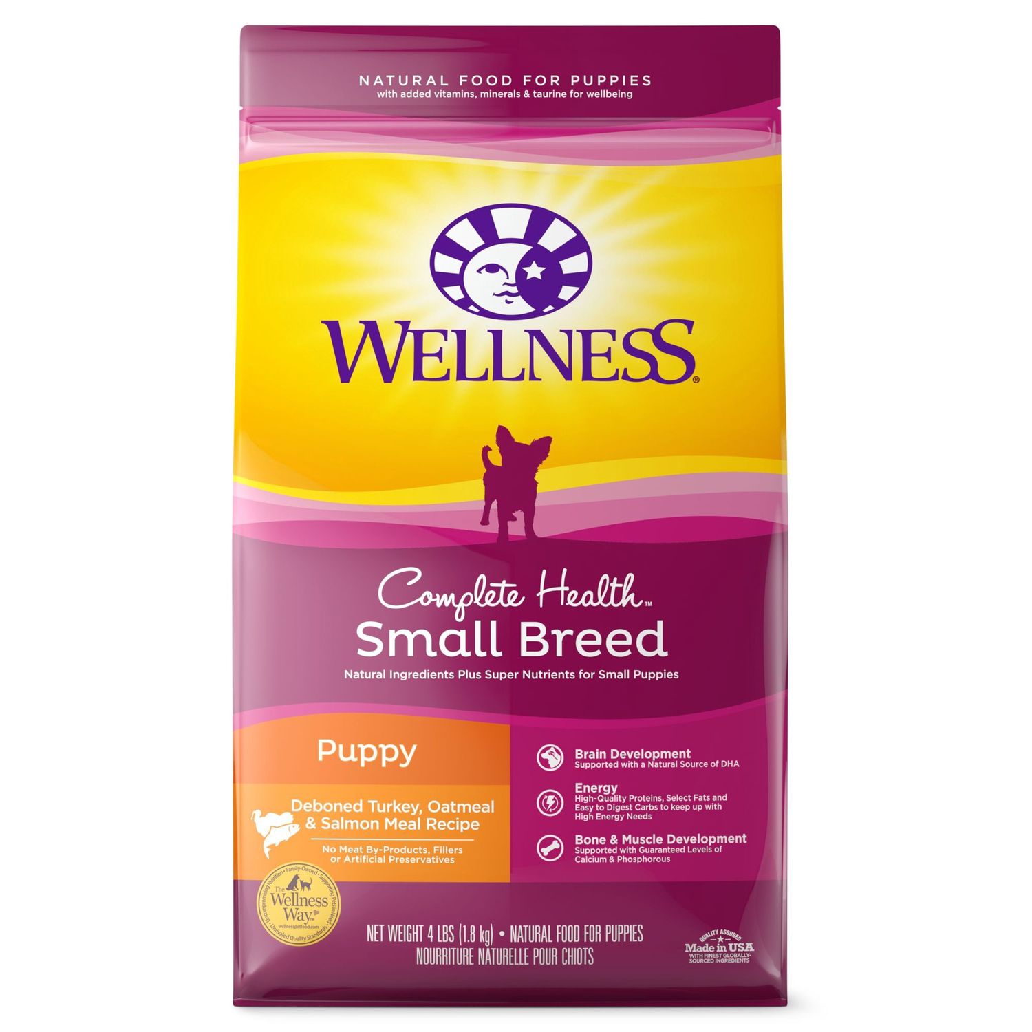 WELLNESS 4# SM BREED PUPPY
