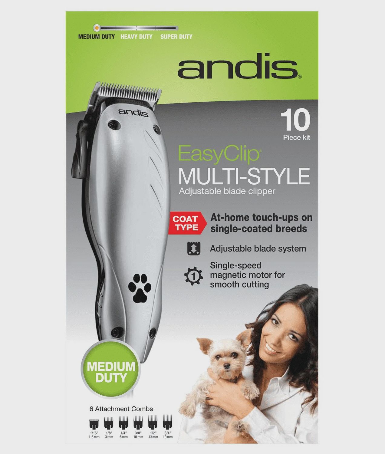 ANDIS EASY CLIP GROOMING KIT