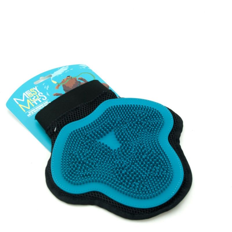 MESSY MUTTS GROOM GLOVE BLUE