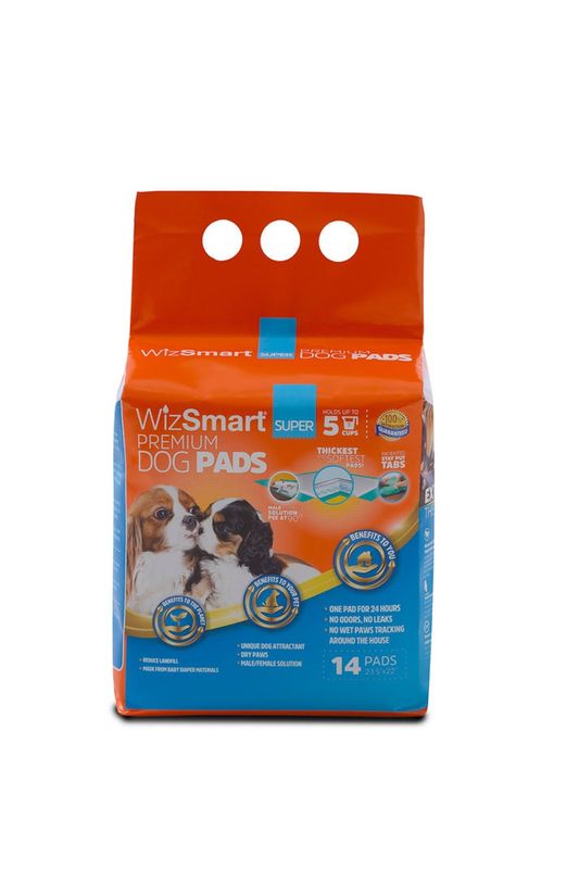 WIZSMART SUPER PUPPY PADS 14CT
