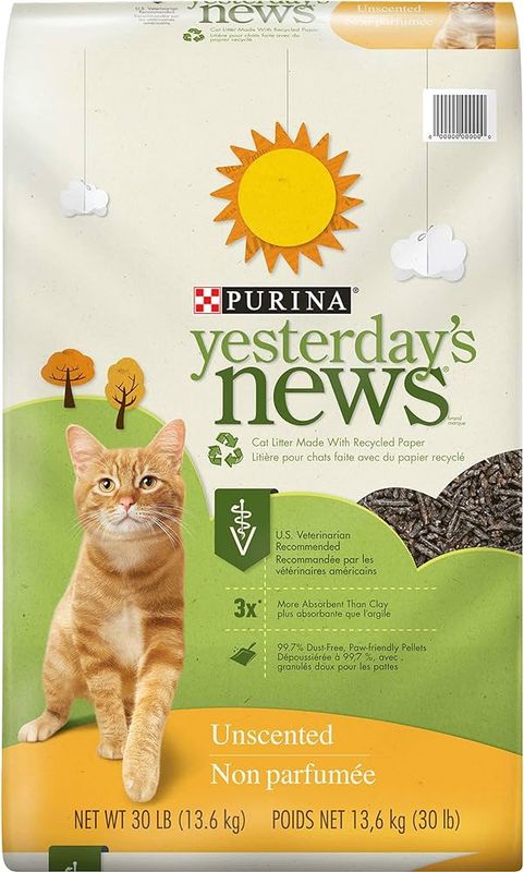 YESTERDAYS NEWS CAT LITTER