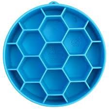 Honeycomb Enrichment Slow Feeder Blue